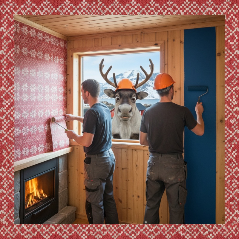 Maling og tapetsering